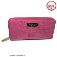 michael kors logo signature groot roze portefeuilles Verkoop Amsterdam 05zzh674